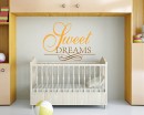Sweet Dreams Quotes Wall Decal Motivational Vinyl Art Stickers